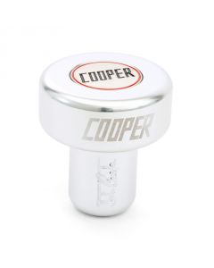 Classic Mini Cooper Alloy Billet Polished & Anodised Gear Knob - Silver