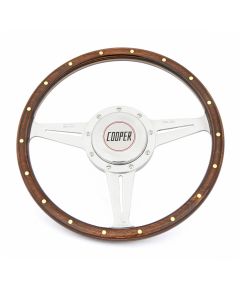 Classic Mini Cooper Monza Wood Steering Wheel