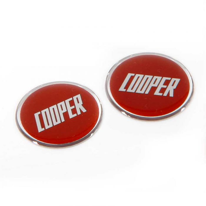 MCPXS.BADGE-R Cooper Red Badge Emblem