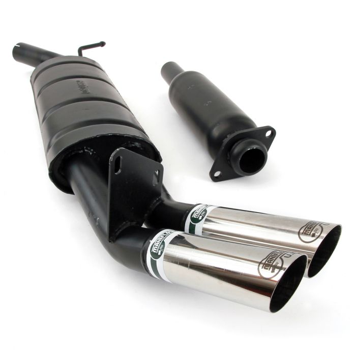 Cooper Tuning Twin Silencer Exhaust System - Twin Upswept