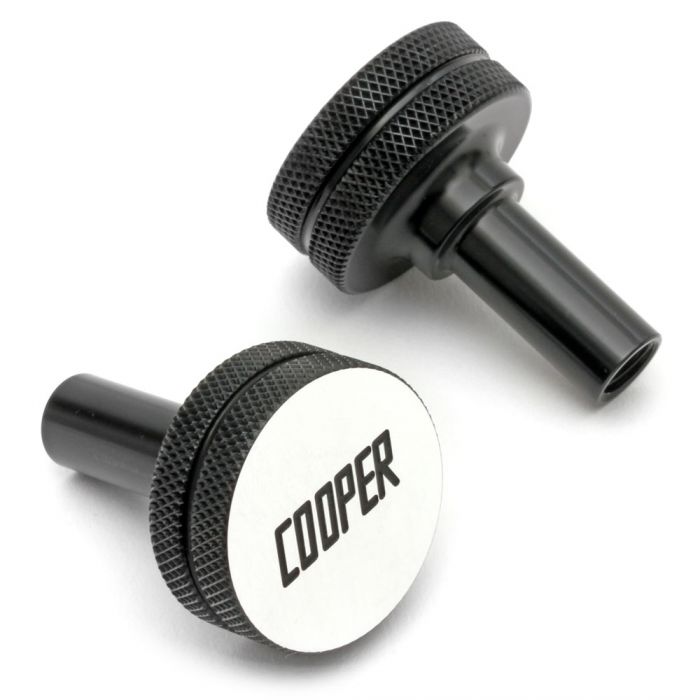 Classic Mini Cooper Rocker Cover Buttons - Black