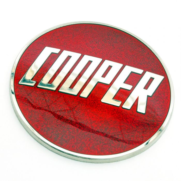 Enamel Metal Cooper Badge Emblems In Red
